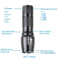 High Power Rechargeable Flashlight